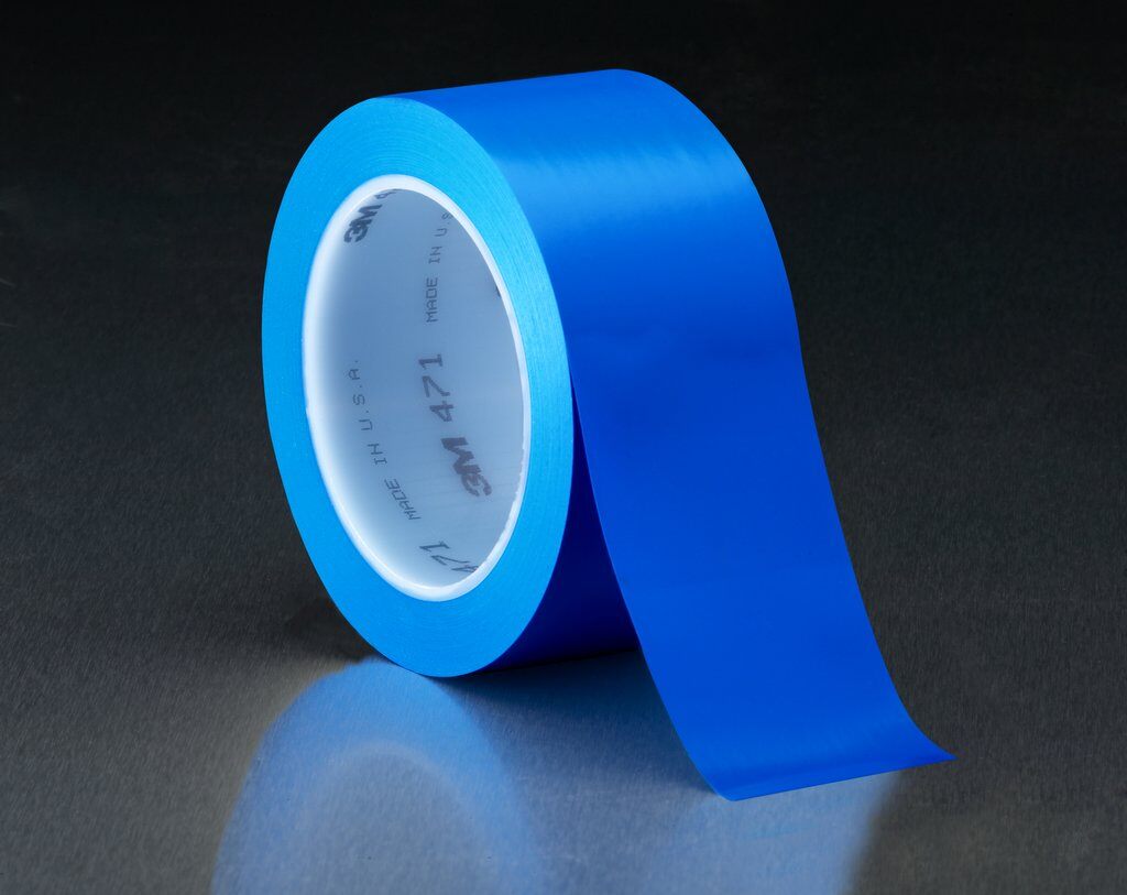 1/4INX36YD 471 VINYL TAPE BLUE