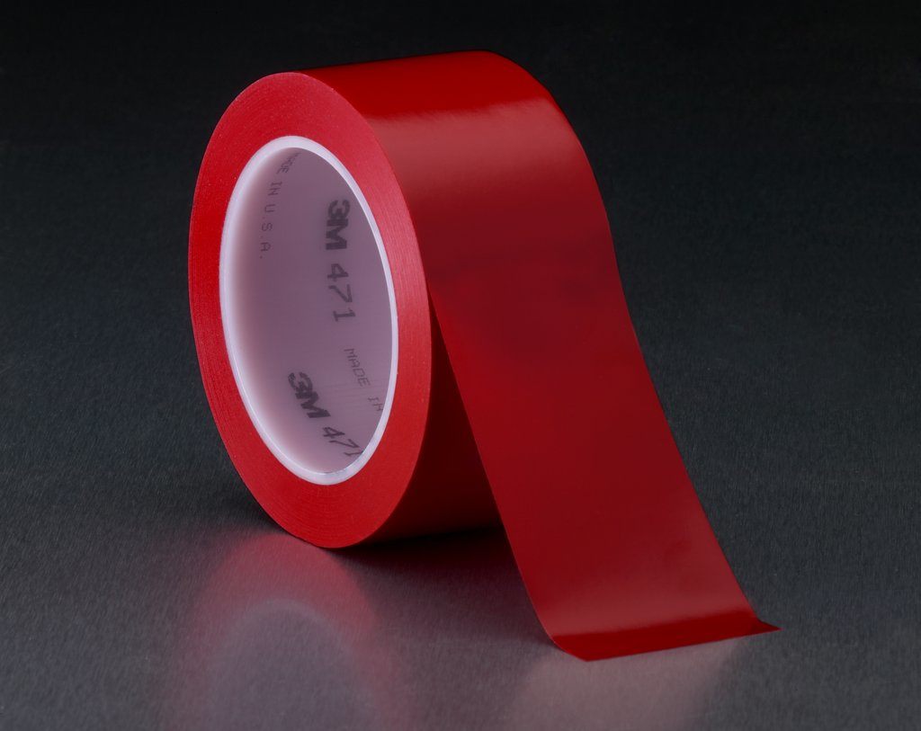 1/4INx36YD RED 471 VINYL TAPE