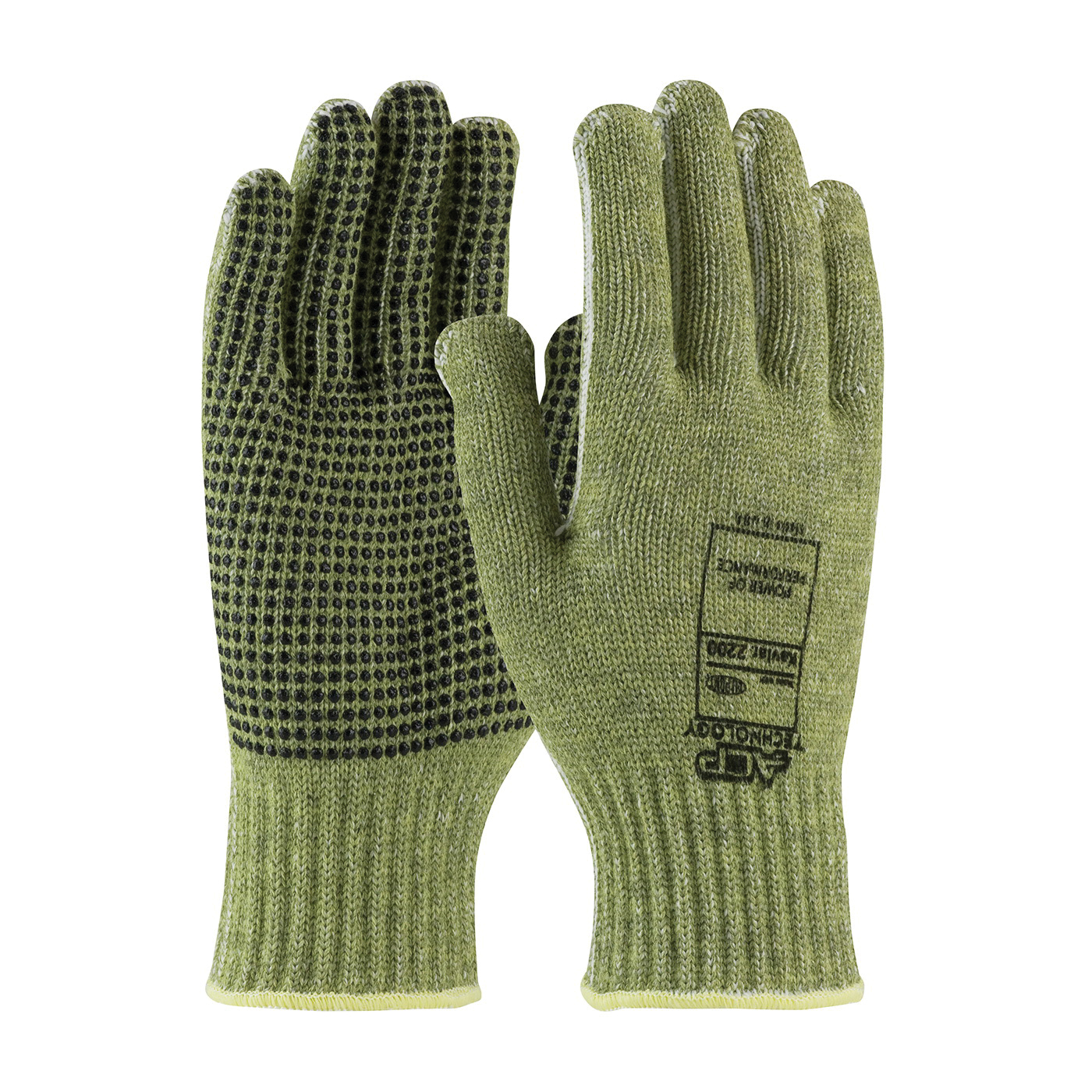 LG GRN KEVLAR ACP 7GA SEAMLSS KNIT GLOVE