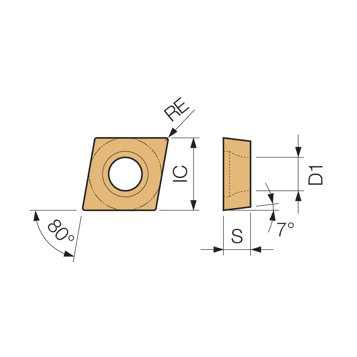 CCMT21505PPPV710 TURNING INSERT