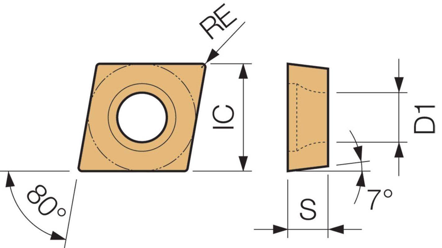 CCMT 32505GK CA530 TURNING INSERT