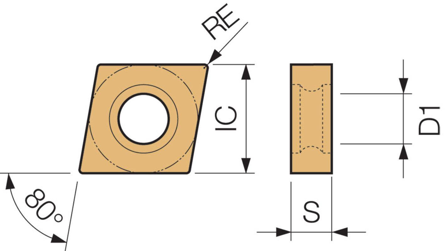 CNGU 242013MFRF PR1705 TURNING INSERT