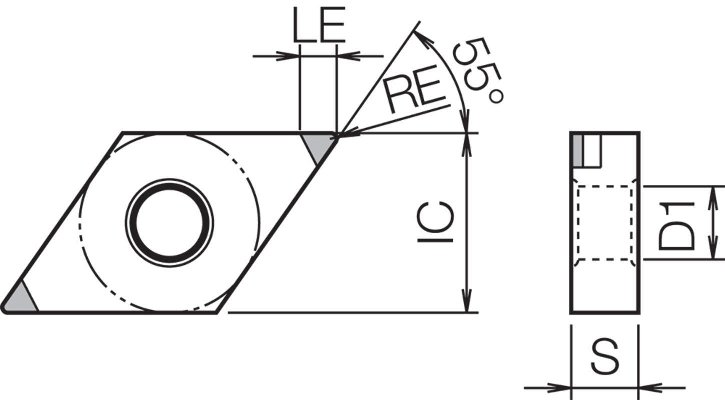 DNGA 442S00525ME KBN05M INSERT