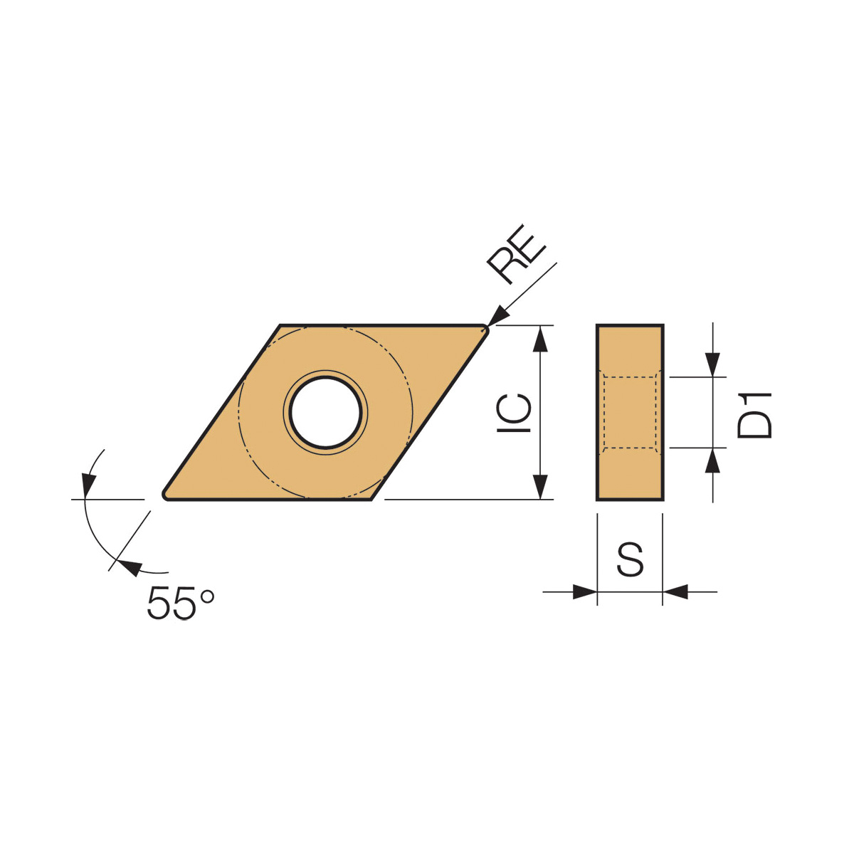 DNMG3305HQTN60 TURNING INSERT