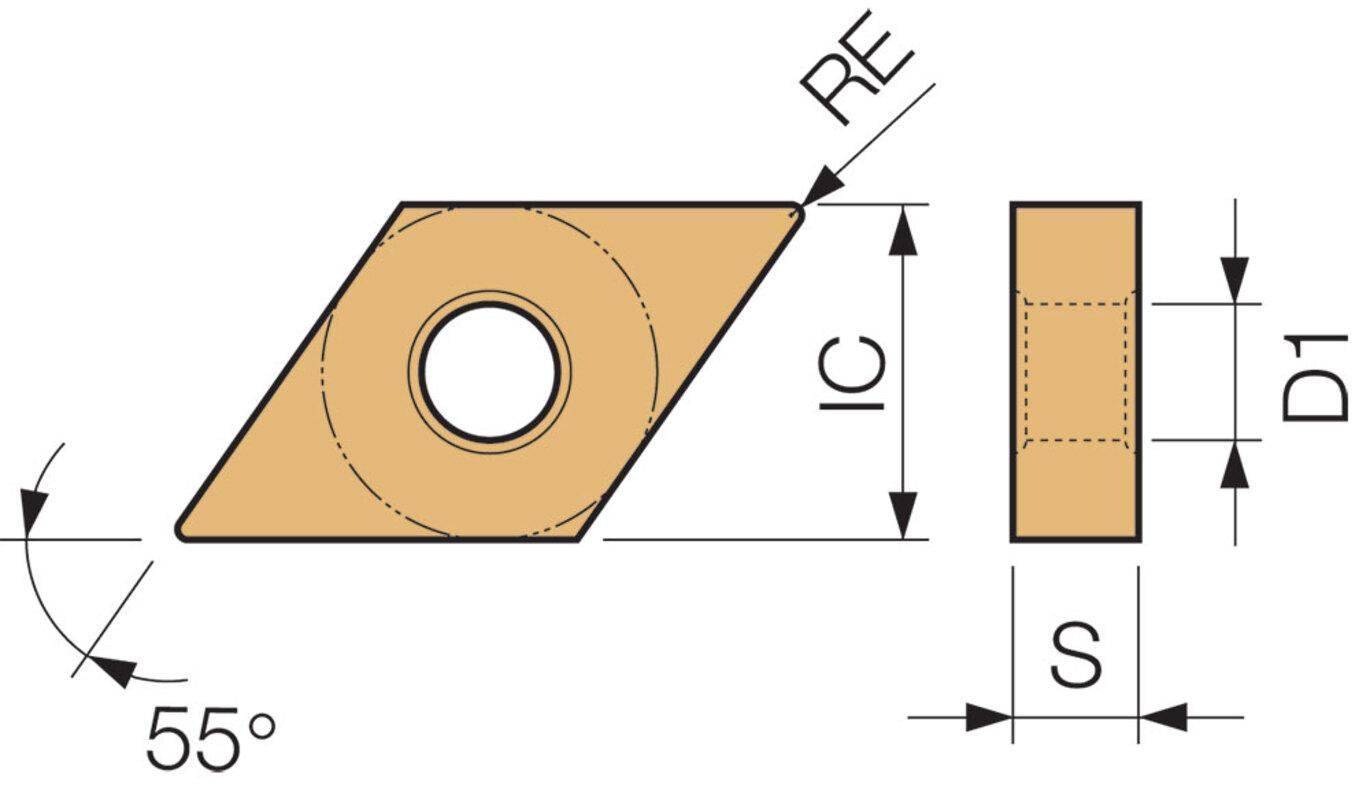 DNMG 3305HQ PV720 TURNING INSERT