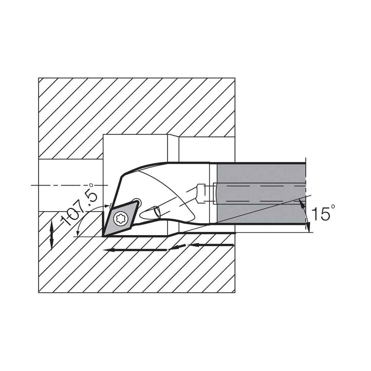 E16XSDQCR0720A BORING BAR