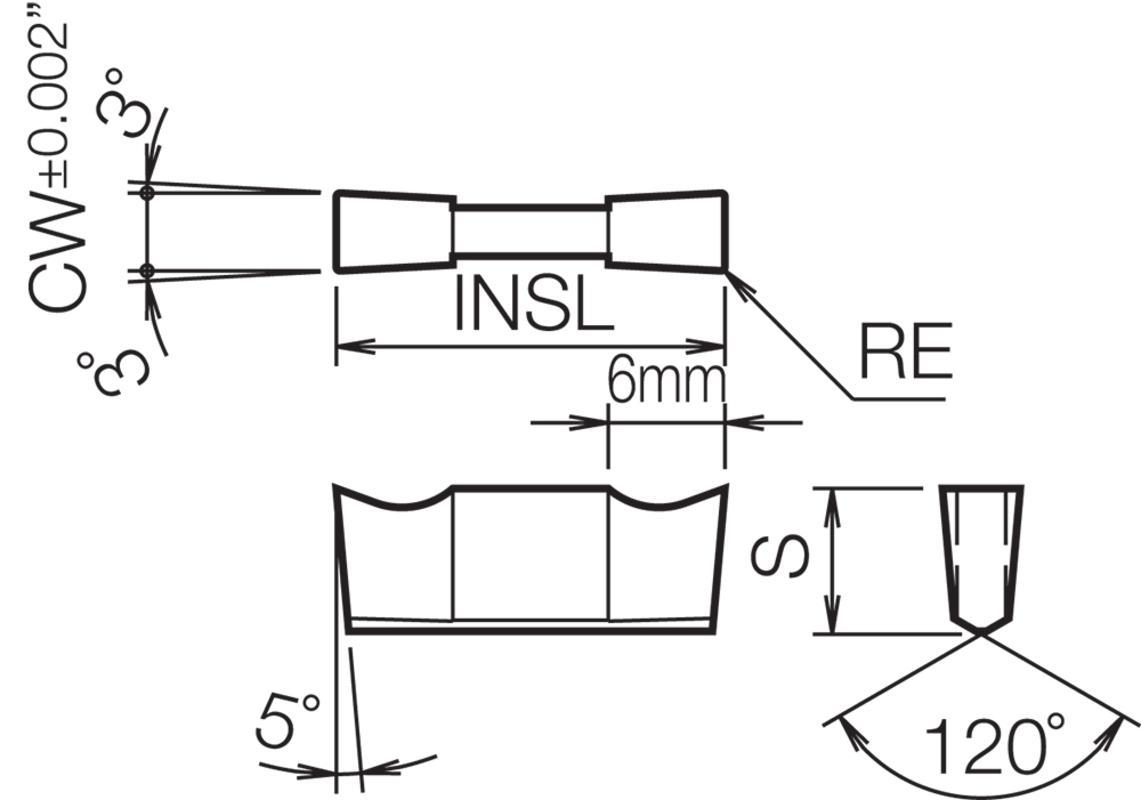 GH1002505PR930 GROOVING INSERT
