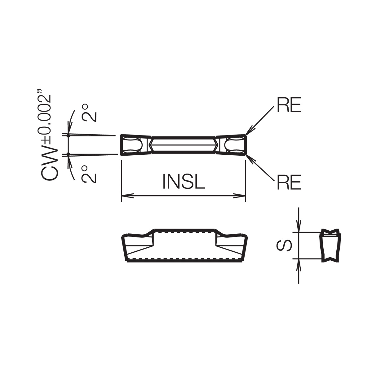 GMM1520MTKW10 GROOVING INSERT