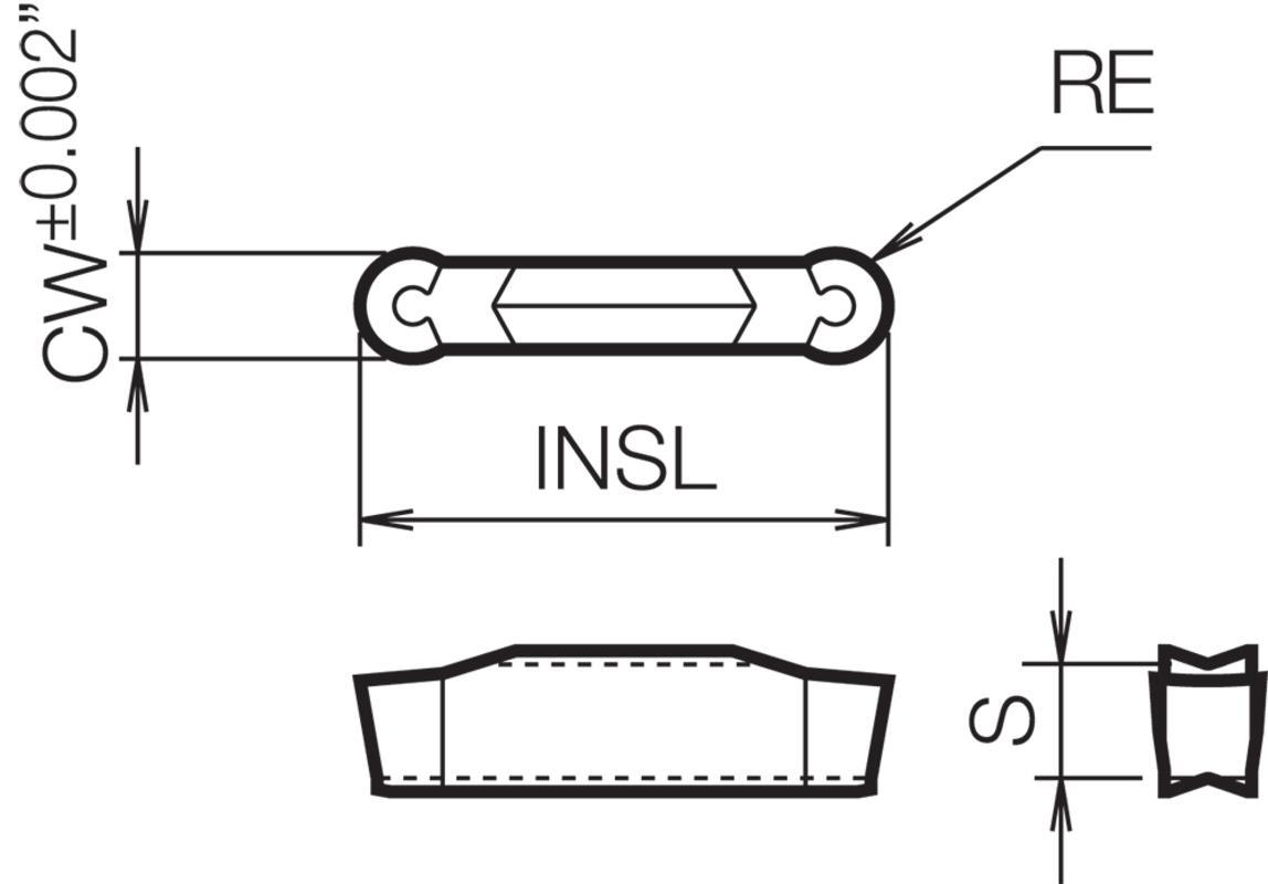 GMM 3020150R KW10 GROOVING INSERT