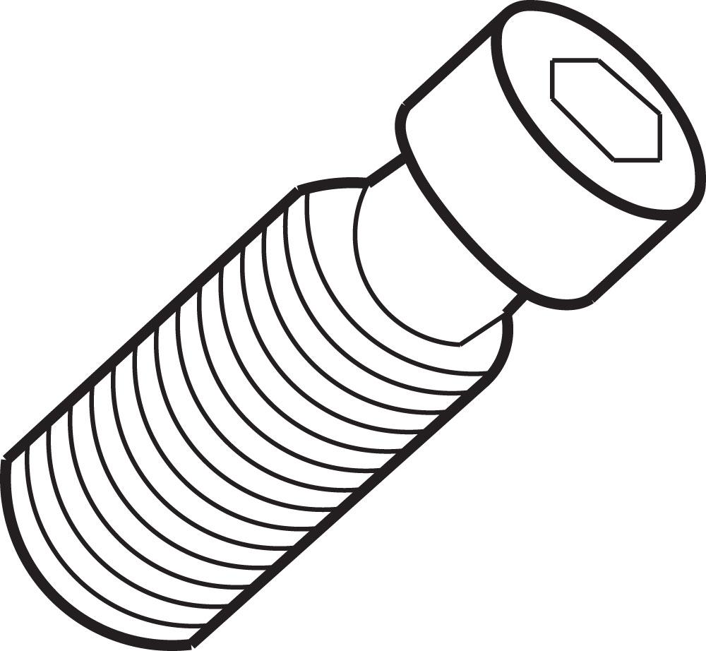 TH8X15 M8X1.25 SCREW