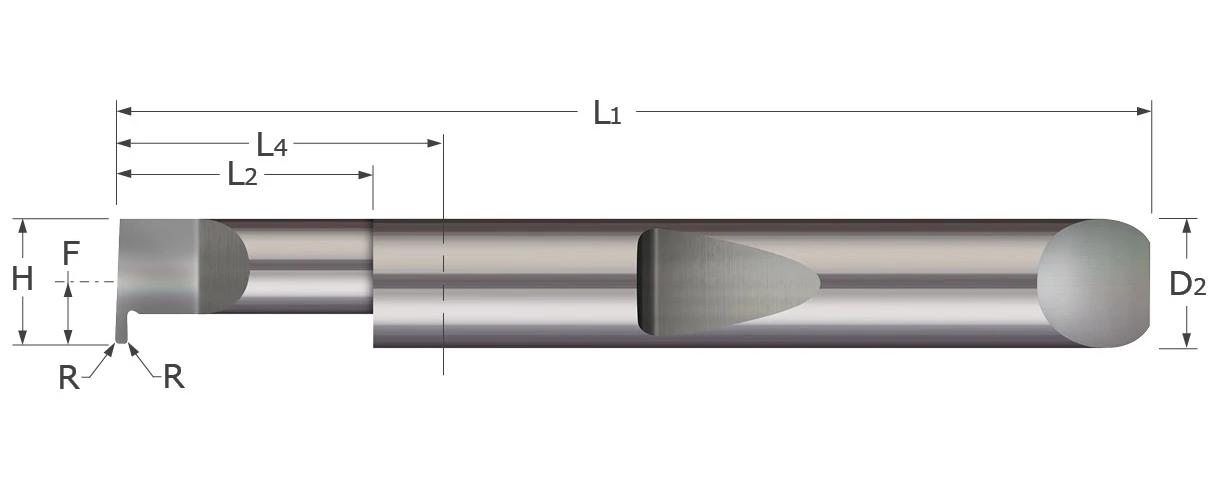 RADIUS GROOVE TOOL QC BORING TOOL