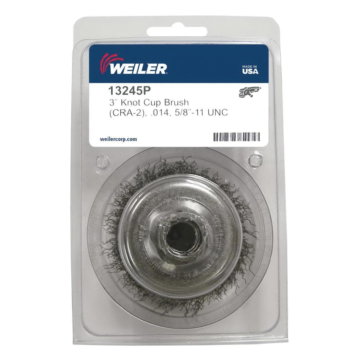 3IN CRIMP CUP .014 STL 5/8-11 NUT RPK