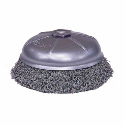 6IN .020 STL CRIMPED WIRE CUP BRUSH