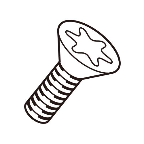 CS5015060T CLAMP SCREW M5X0.8  60 DEGREE HEAD