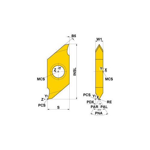 TTAT6015001RN-B VP15TF RN SWISS THREAD INSERT