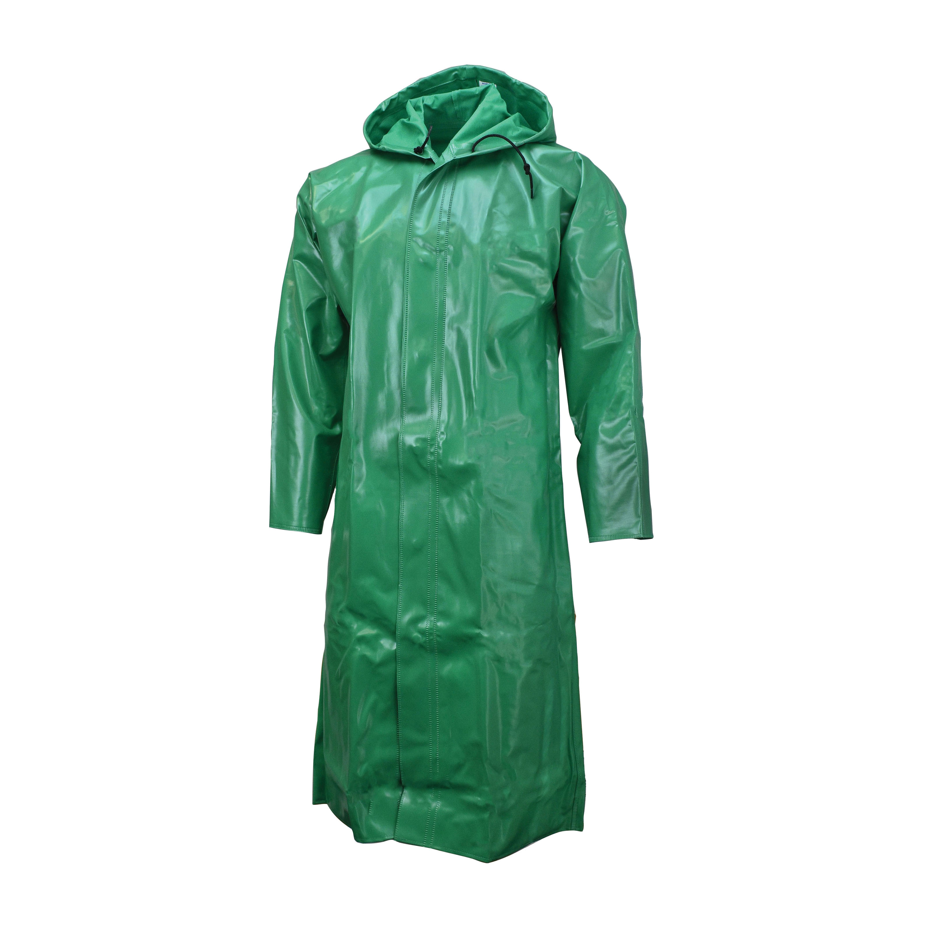 SM GRN CHEM SHIELD 96 HOODED RAIN COAT