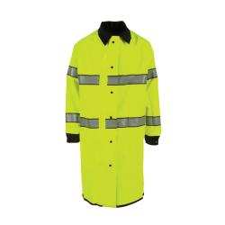 XL HI-VIS LIME/BLK REV RAIN COAT
