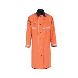 4XL ORG/BLK 447 REV COAT w/ 3M REFL
