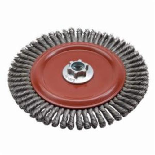 4" x .020" x 5/8-11 BEAD KNOT WIRE BRUSH