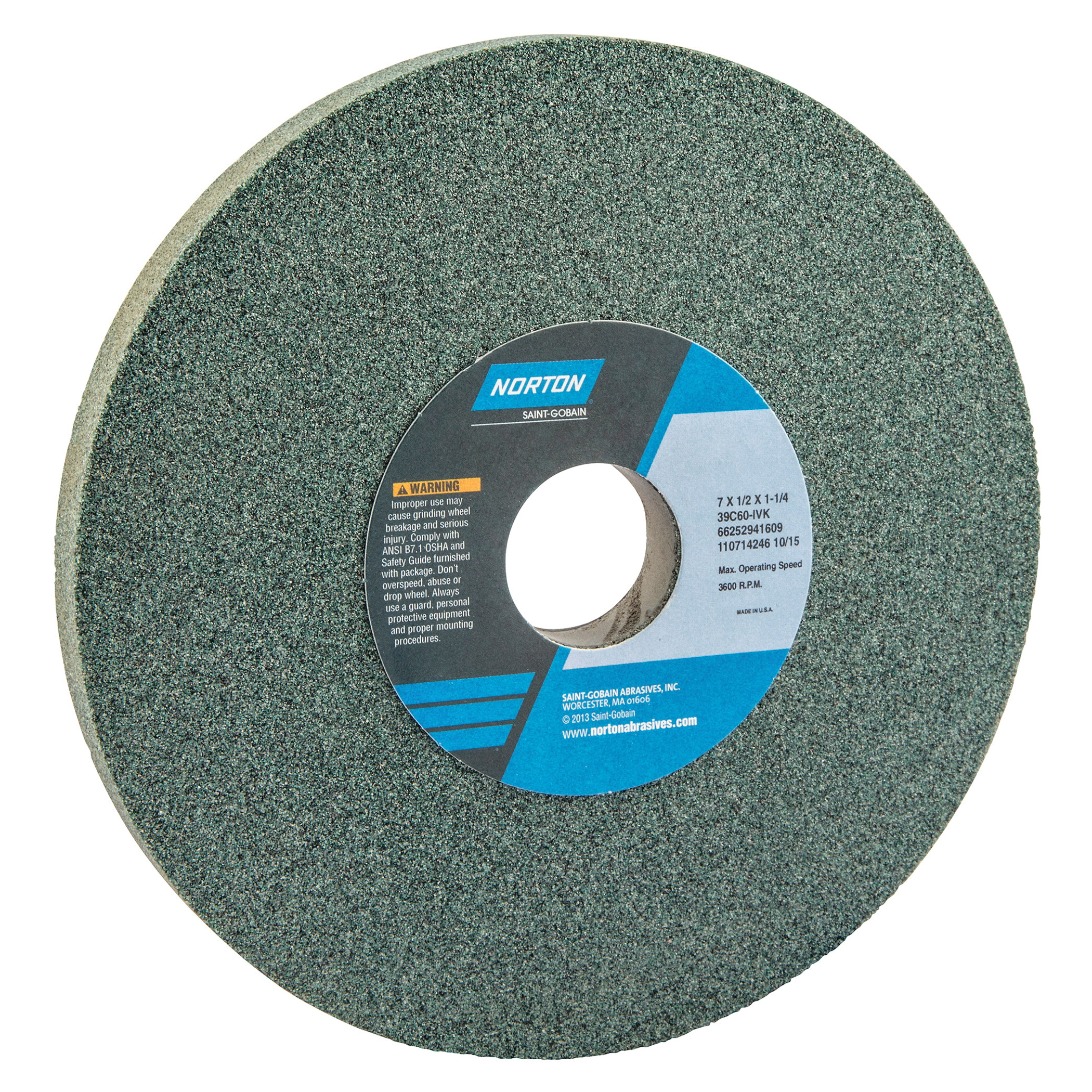 7" x 1/2" x 1-1/4 TYPE 1 GRINDING WHEEL
