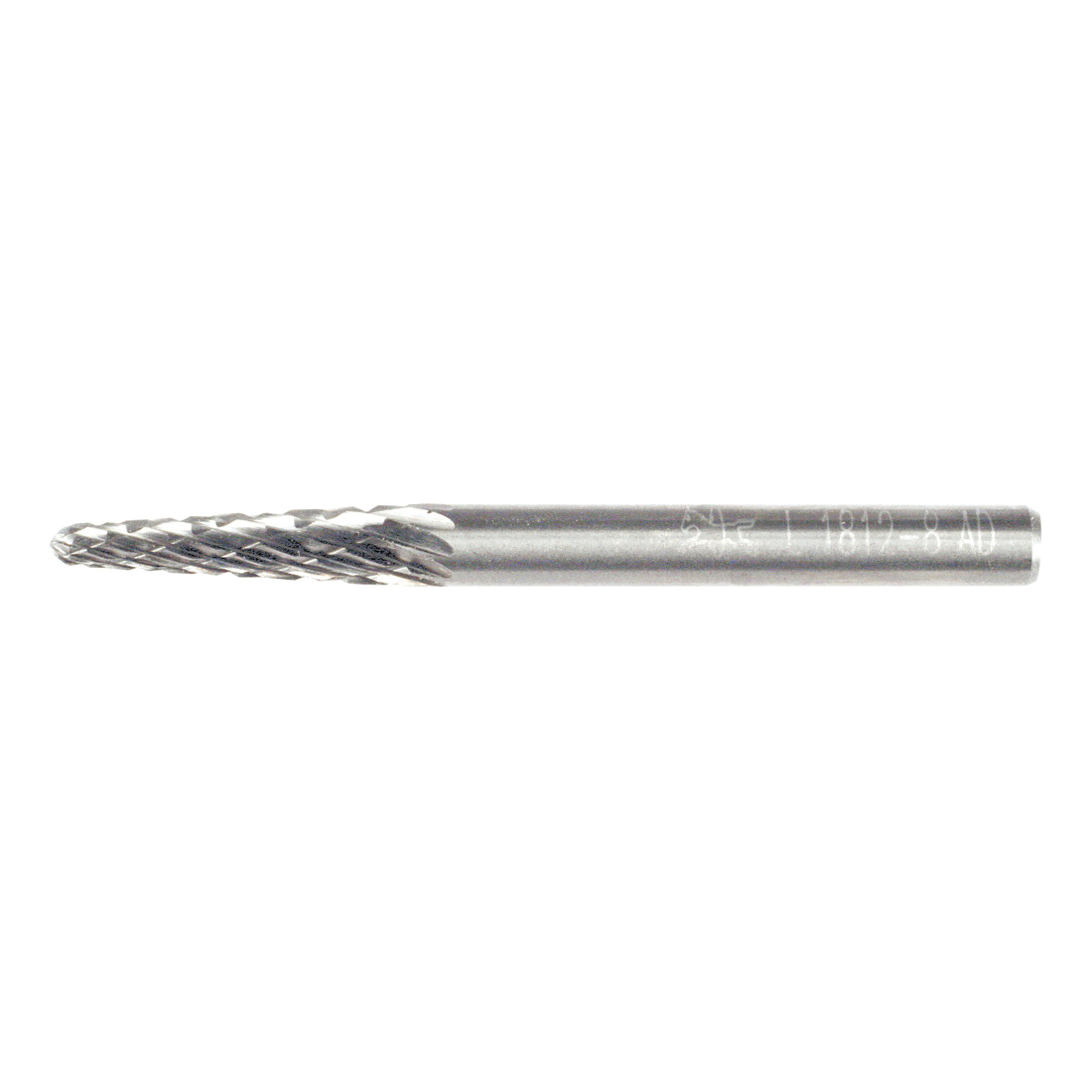 CARBIDE BUR - 14DEG TAPER, DBL CUT