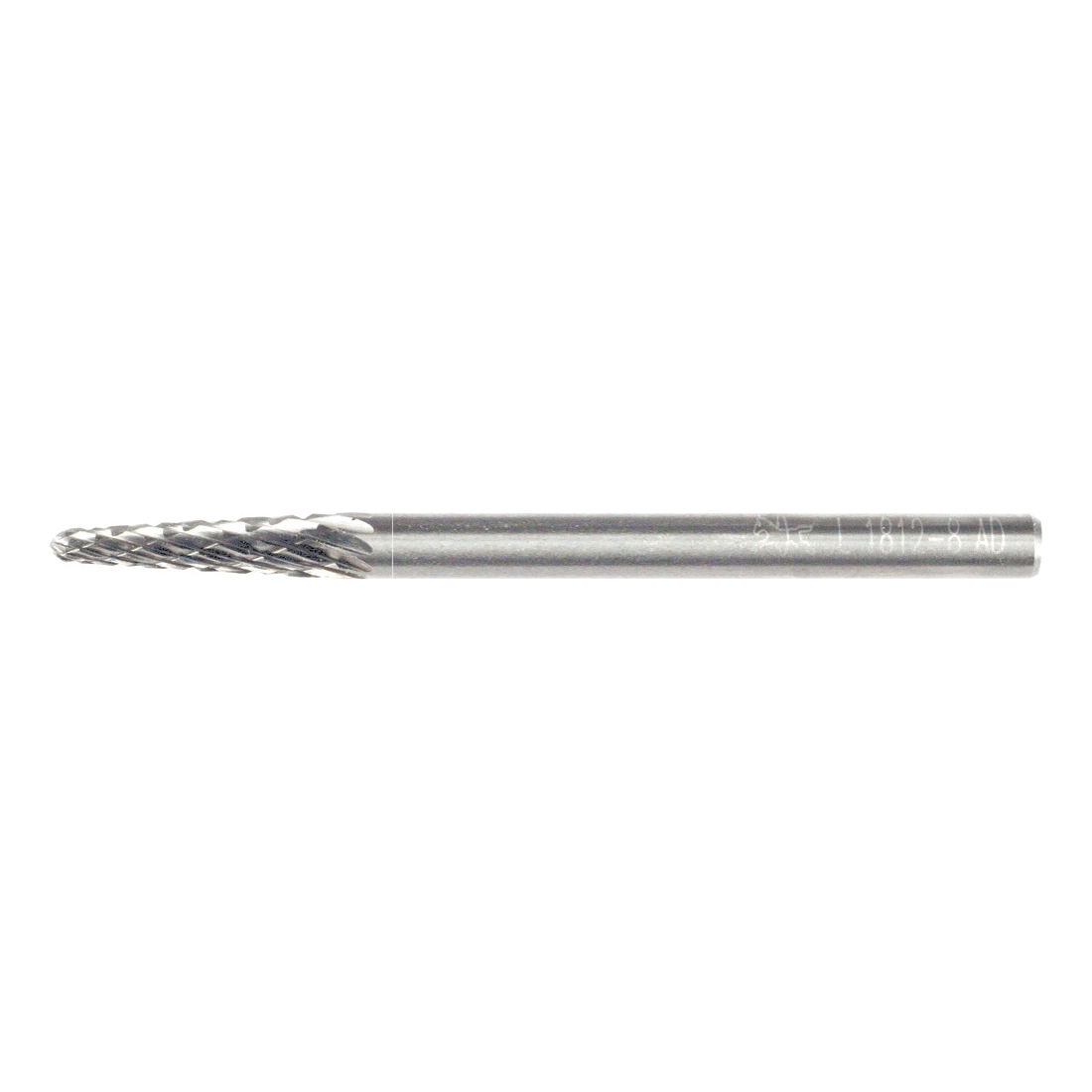 CARBIDE BUR - 14DEG TAPER, DBL CUT