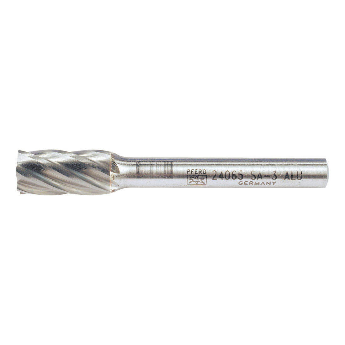 CARBIDE CYL BUR (PLAIN END), ALU/NF CUT