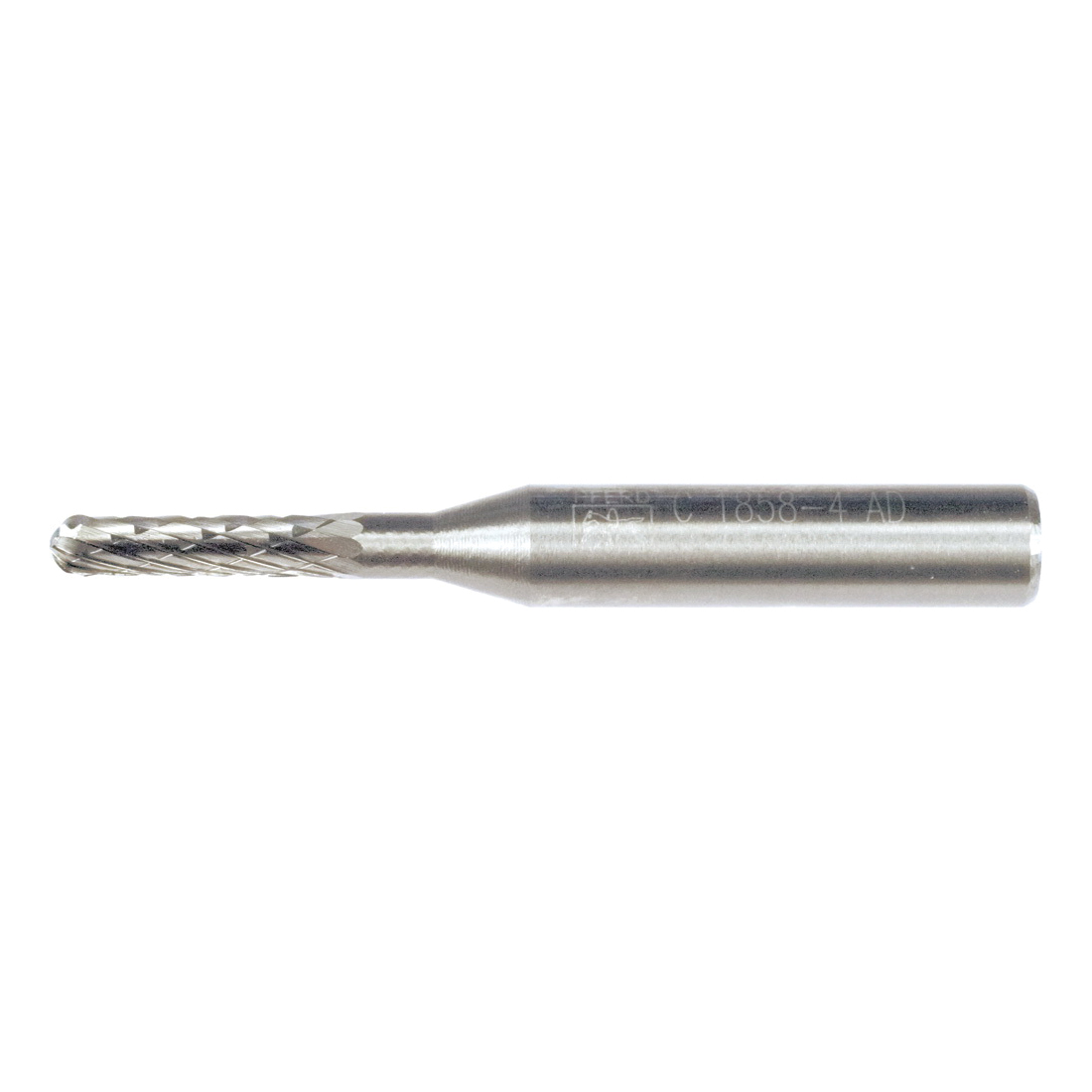 CARBIDE CYL BUR (RADIUS END), DBL CUT
