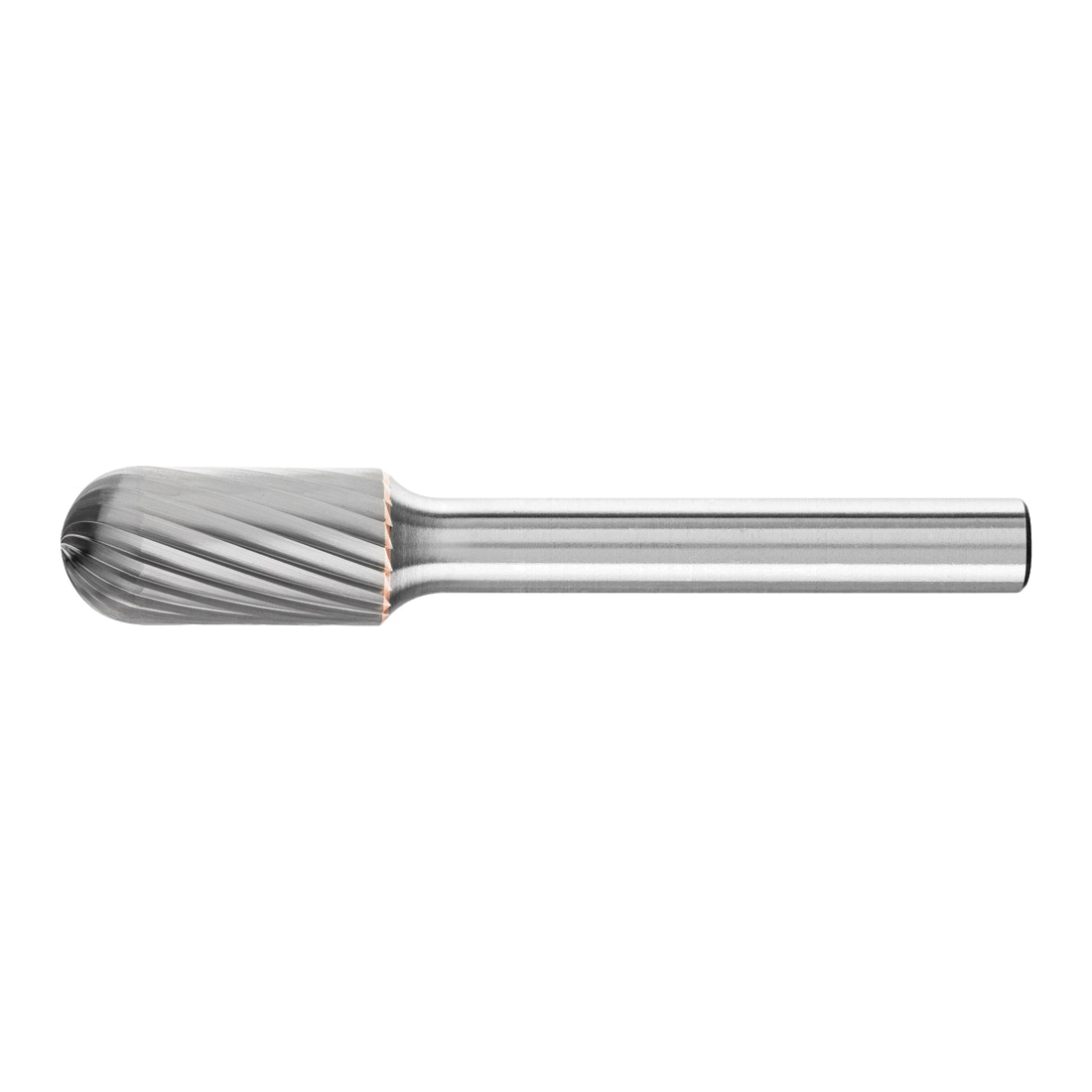CARBIDE CYL BUR (RADIUS END), SGL CUT