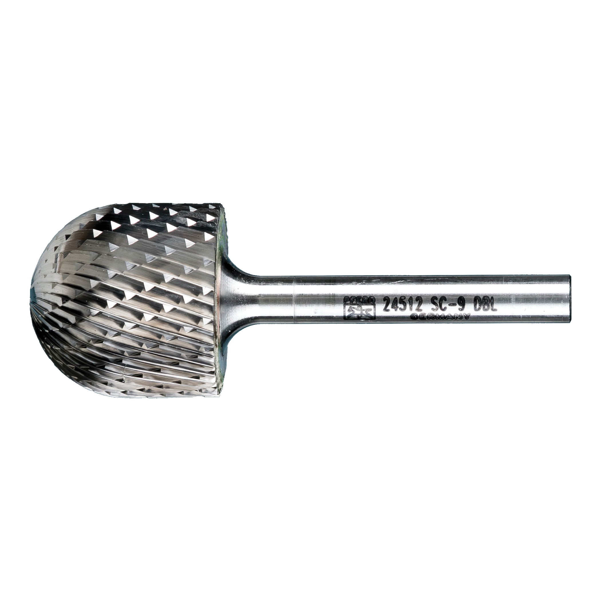 CARBIDE CYL BUR (RADIUS END), DBL CUT