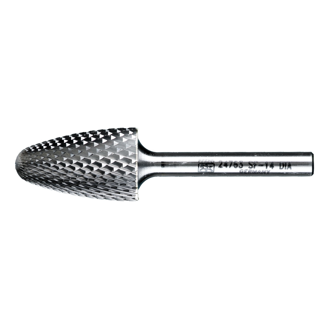 CARBIDE TREE BUR DIA CUT 3/4X1¼INX1/4SHK