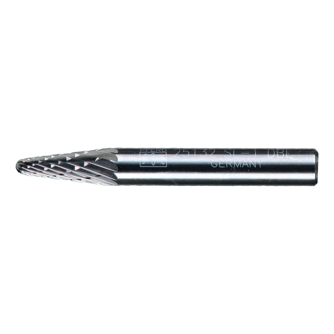 CARBIDE BUR - 14DEG TAPER, DBL CUT