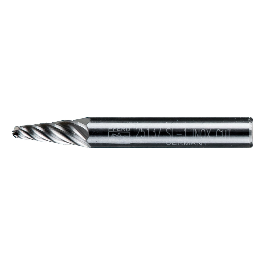 CARBIDE BUR - 14DEG TAPER, INOX CUT
