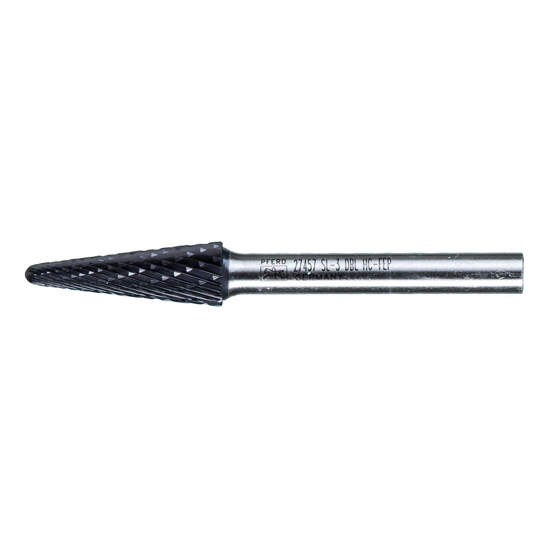 HICOAT BUR - 14DEG TAPER, DBL CUT