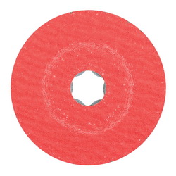COMBICLICK FIBER DISC, 4IN DIA CERAMIC