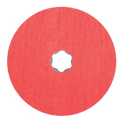 COMBICLICK FIBER DISC, 4-1/2 DIA CERAMIC
