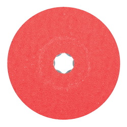 COMBICLICK FIBER DISC, 5IN DIA CERAMIC