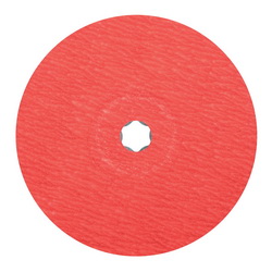 COMBICLICK FIBER DISC, 7IN DIA CERAMIC