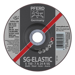 6INX1/4 GRINDING WHEEL, 7/8AH A 24 R SG