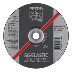 9INX3/8 GRINDING WHEEL, 7/8AH A 24 R SG