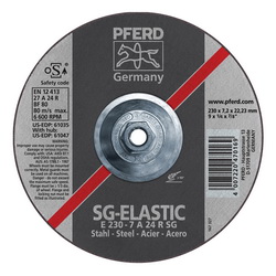 9INX1/4 GRINDING WHEEL, 5/8-11 THD. A 24
