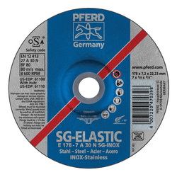 7INX1/4 GRINDING WHEEL, 7/8AH A 30 N