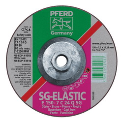 6INX1/4 GRINDING WHEEL, 5/8-11 THD. C 24