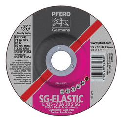 5INX1/4 GRINDING WHEEL, 7/8AH ZA 30 S SG