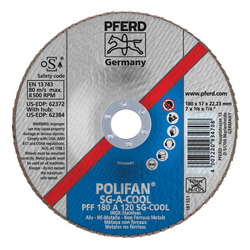 7INX7/8 POLIFAN FLAP DISC - FLAT SG, AO