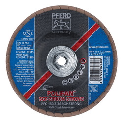 7IN POLIFAN STRONG FLAP DISC SGP,