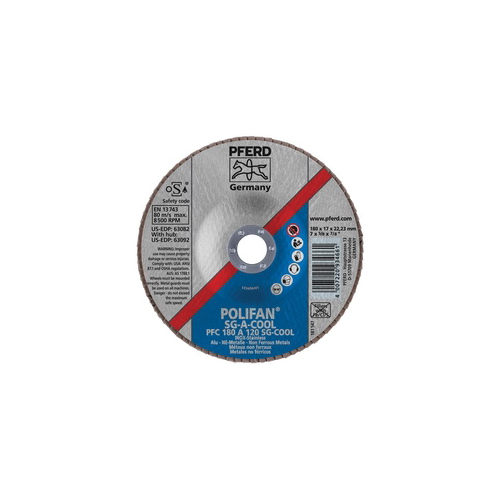 7INX7/8 POLIFAN FLAP DISC - CONICAL SG,