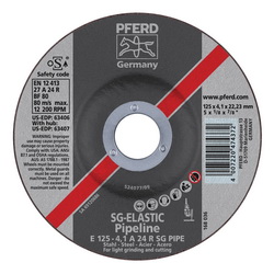 5INX1/8 PIPELINE WHEEL, 7/8AH (4.1MM) A