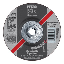 5INX1/8 PIPELINE WHEEL, 5/8-11 THD.