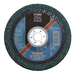 7INX7/8 POLIFAN CURVE FLAP DISC SGP,